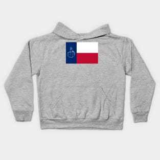 Don't Mess With Texas FU State Flag Kids Hoodie